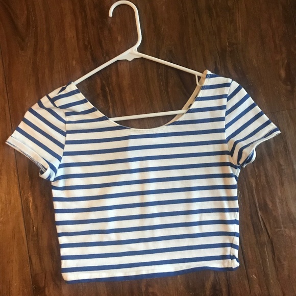 Striped Crop Top